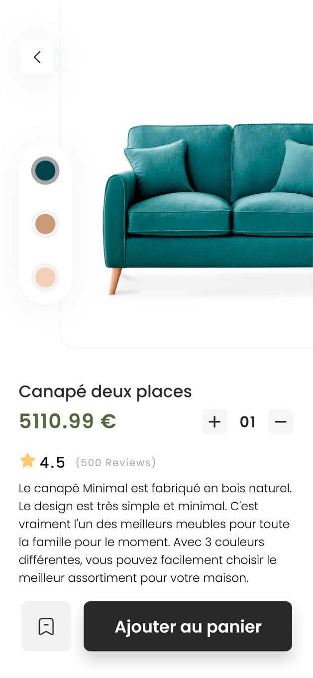 Illustration pour créer un site internet e-commerce